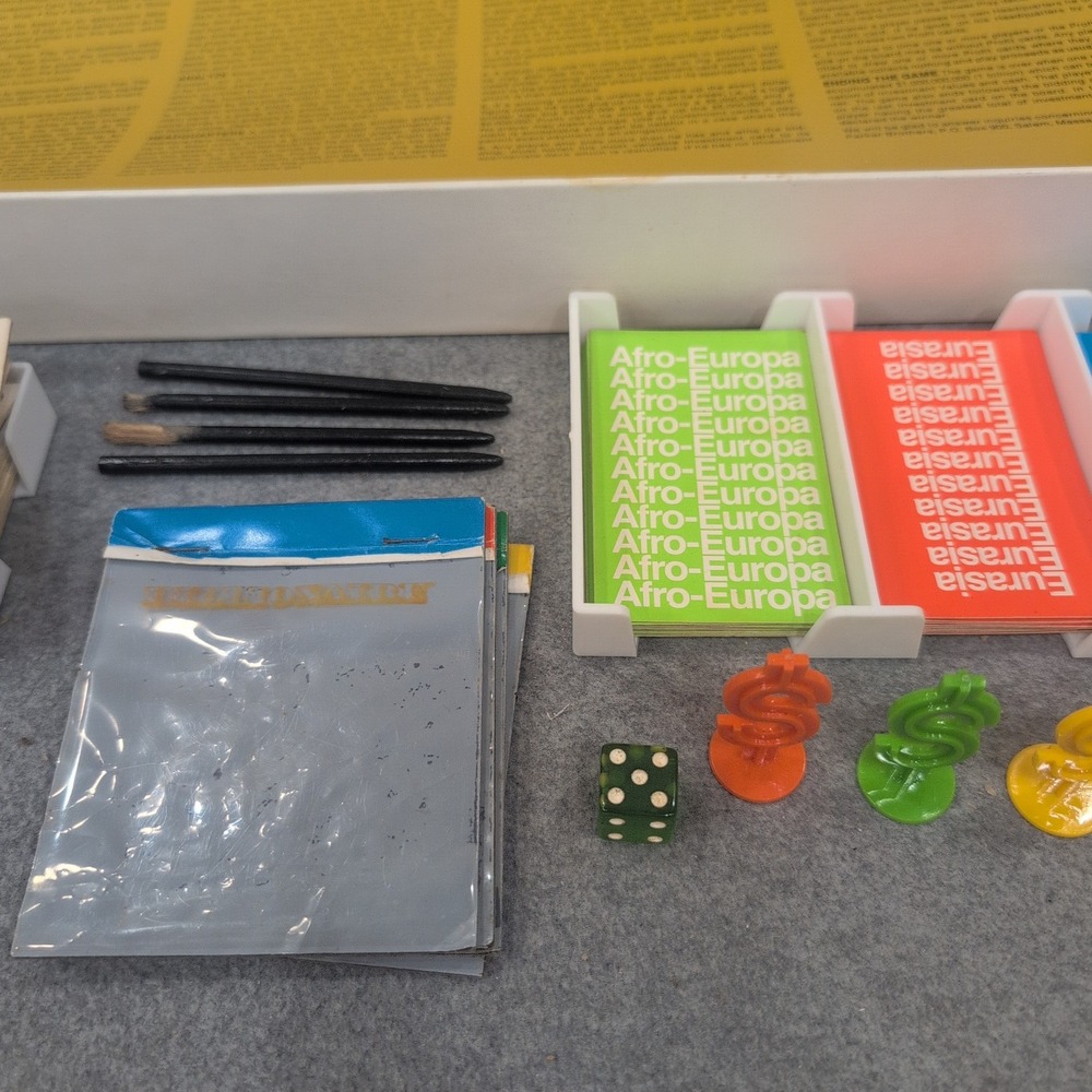 Vintage 1973 Billionaire Parker Brothers Game of Global Enterprise Complete - Picture 3 of 9